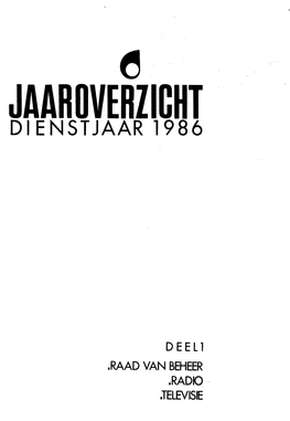 Jaarverslag 1986