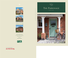 THE PARSONAGE Redrow.Co.Uk Goudhurst Road, Tonbridge, Goudhurst Road, Tonbridge, Local Amenities