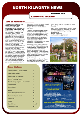 North Kilworth News, 2018-11