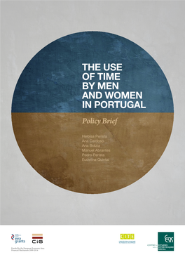 THE USE of TIME by MEN and WOMEN in PORTUGAL Policy Brief