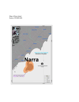 Map of Rasa Island Source: PCSDS GIS