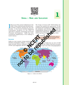 India – Size and Location