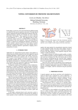 Vowel Conversion by Phonetic Segmentation