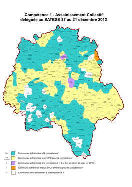 Compétence 1 - Assainissement Collectif Déléguée Au SATESE 37 Au 31 Décembre 2013