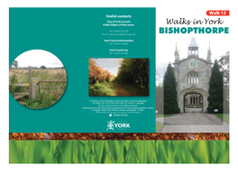 BISHOPTHORPE Email: Rightsofway@York.Gov.Uk