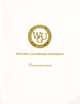 WGU Commencement