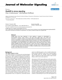 Journal of Molecular Signaling Biomed Central