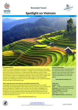 Revealed Travel – Vietnam Newsletter