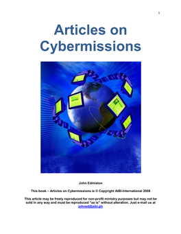 Articles on Cybermissions