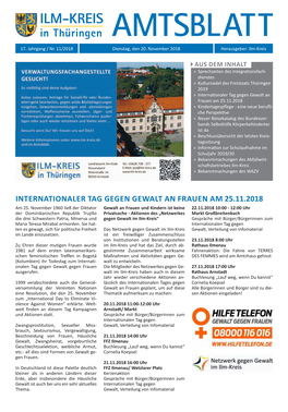 Amtsblatt Des Ilm-Kreises 20