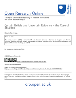 Open Research Online Oro.Open.Ac.Uk