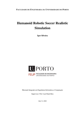 Humanoid Robotic Soccer Realistic Simulation