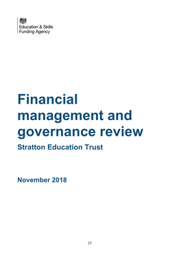 FMG Review Stratton Education Trust