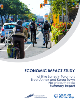 Economic Impact Study of Bike Lanes in Toronto's Bloor Annex and Korea