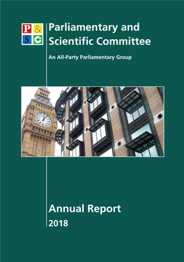 Parliamentary and Scientific Committee Annual Report