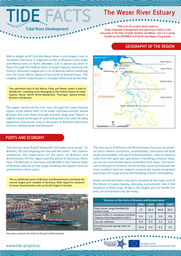 TIDE Facts – the Weser River Estuary