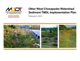 Other West Chesapeake Watershed Sediment TMDL Implementation Plan February 8, 2019