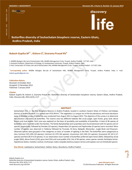 Life, Volume 6, Number 15, January 2014 434 5