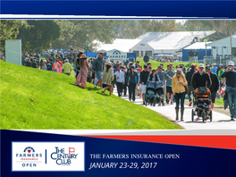 Farmers Insurance Open January 23-29, 2017 the Farmers Insurance Open