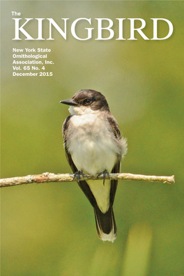 December 2015 the KINGBIRD (ISSN 0023-1606)