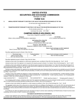 United States Securities and Exchange Commission Form