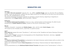 Newsletter 1999