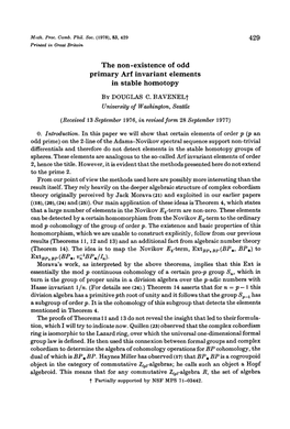 The Nonexistence of Odd Primary Arf Invariant Elements in Stable Homotopy