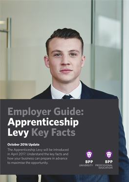 Employer Guide: Apprenticeship Levy Key Facts