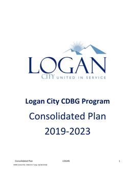 Consolidated Plan 2019‐2023
