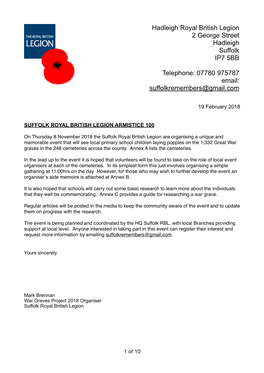 War Graves Event 8 Nov 18