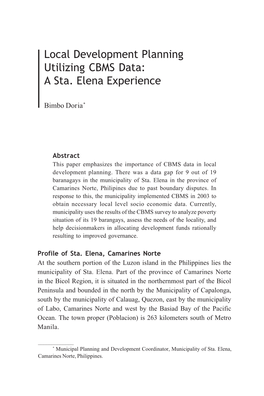 A Sta. Elena Experience