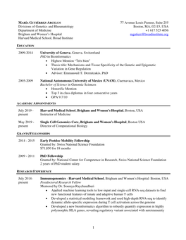 Divisions of Genetics and Rheumatology Department Of