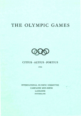 Olympic Charter 1966
