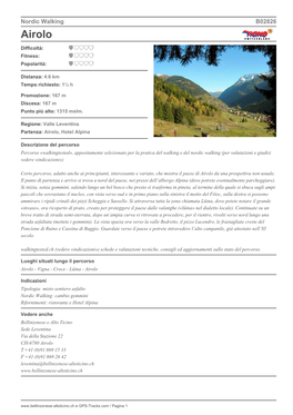 Percorso Nordic Walking Airolo