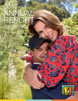 ANNUAL REPORT Best Buddies Friendship Program Participant Calvin Carrillo & Global Ambassador Cindy Crawford BESTBUDDIES® Three Mission Pillars