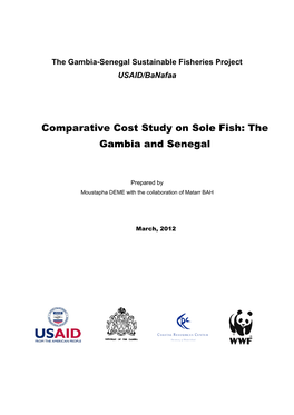 Comparative Cost Study on Sole Fish: the Gambia and Senegal