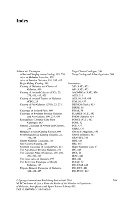 Atlases and Catalogues a Revised Shapley Ames Catalog, 195, 258