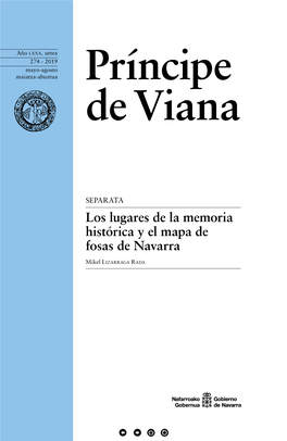 Los Lugares De La Memoria Histórica Y El Mapa De Fosas De Navarra
