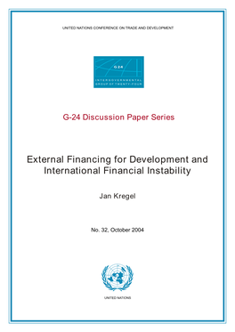 External Financing for Development and International Financial Instability