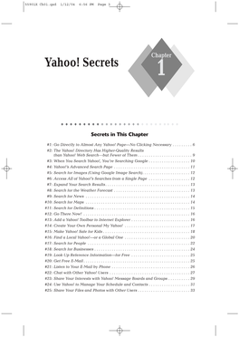 Yahoo! Secrets 1