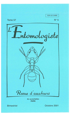 Tome 57 Bimestriel Octobre 2001