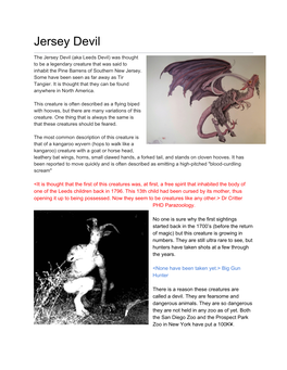 Jersey Devil