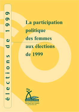 La Participation Politique Des Femmes Aux Élections De 1999