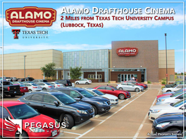 Alamo Drafthouse Cinema 2 Miles from Texas Tech University Campus (Lubbock, Texas)