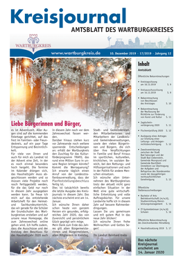 Kreisjournal Vom 10.12.2019