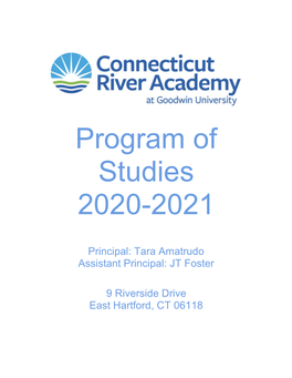 Program of Studies 2020-2021