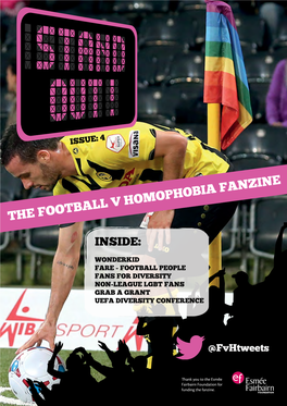The Football V Homophobia Fanzine