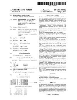 (12) United States Patent (10) Patent No.: US 8,715,984 B2 Sekine Et Al