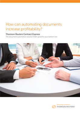 How Can Automating Documents Increase Profitability?