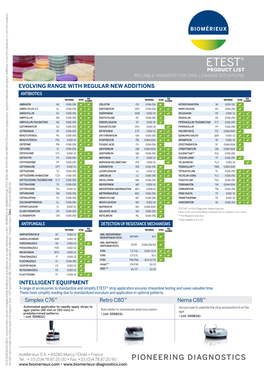 ETEST® Strip Application Ensures Streamline Testing Andsaves Valuable Time